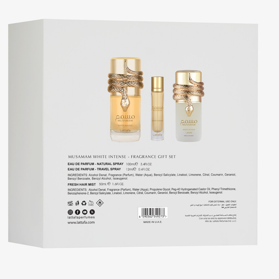 musamam white intense 3pcs gift set